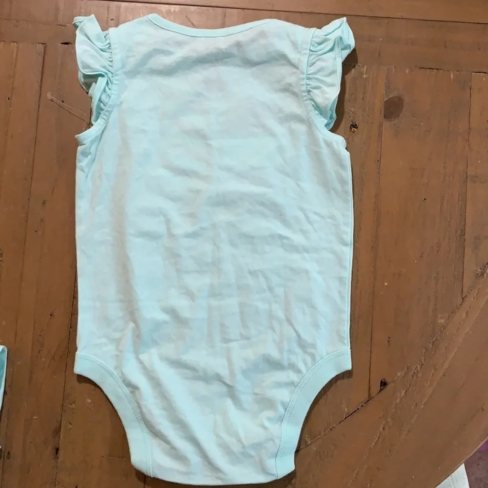 4/$20 gap American popsicles flutter sleeve top